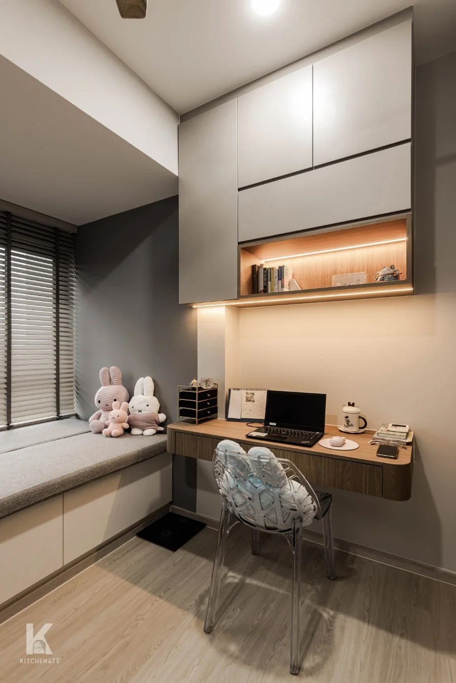 Hidden Storage under sitting area