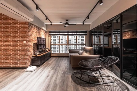 industrial living room design