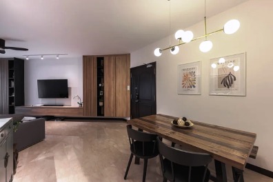 minimalist living room condo interior design